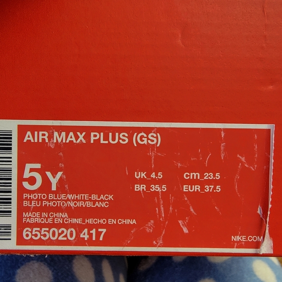 GRADE SCHOOL Air Max plus Nike - Picture 2 of 11